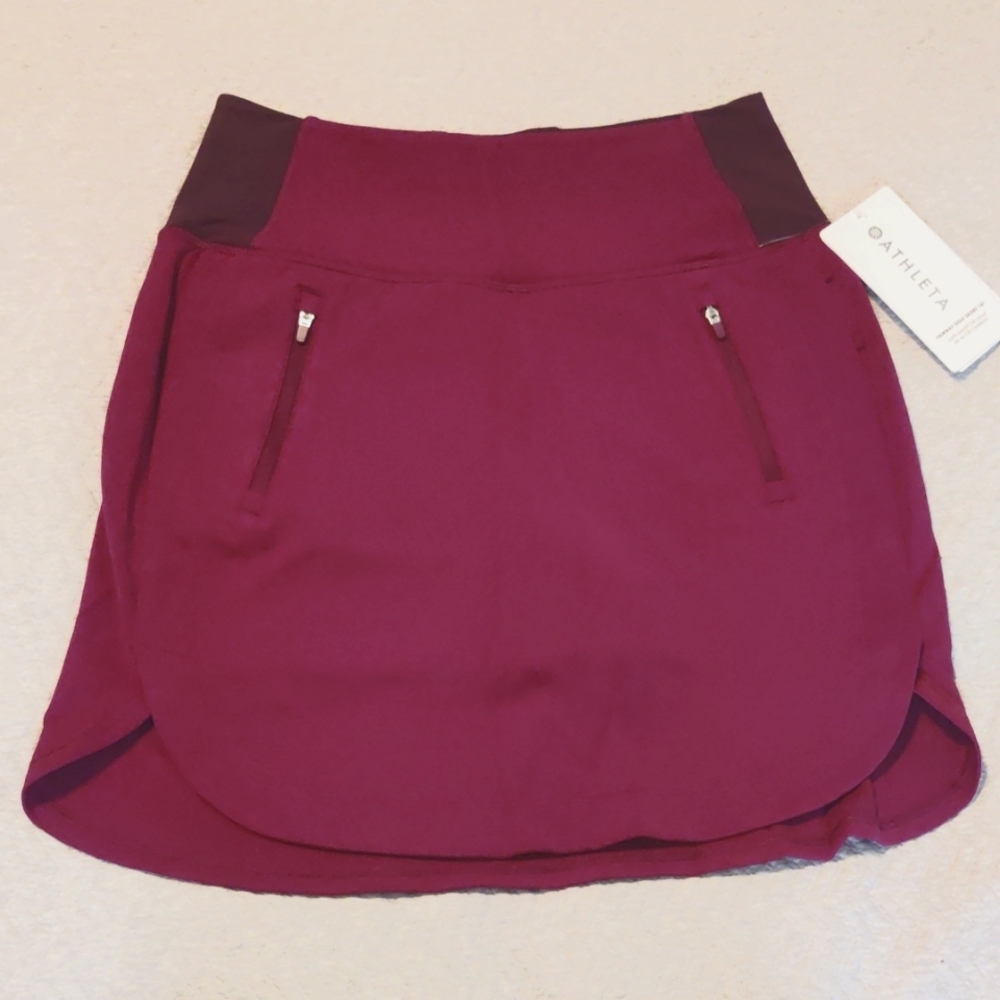 NWT Athleta Fairway Golf Skirt 18" Size XS
